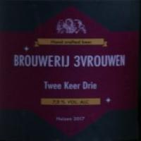 Brouwerij 3vrouwen Twee Keer Drie logo